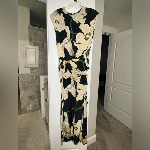 JOHANNA ORTIZ Act Of Passion Silk Midi-Dress Sz: 6 - Picture 5 of 15